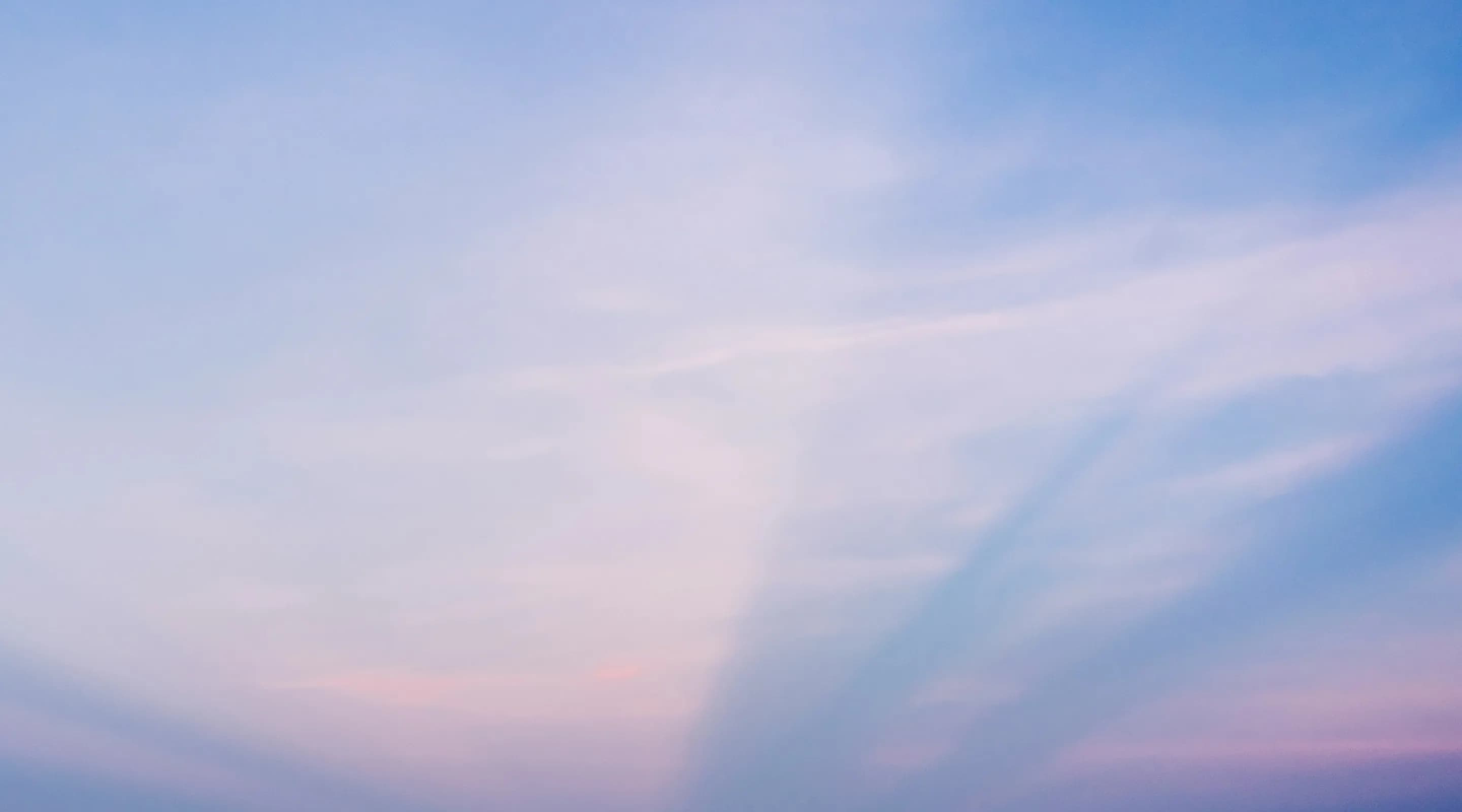 Airplane above clouds